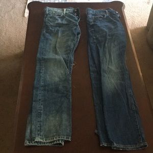 (2) Pairs Men's H&M 32x32 Straight Regular Denim